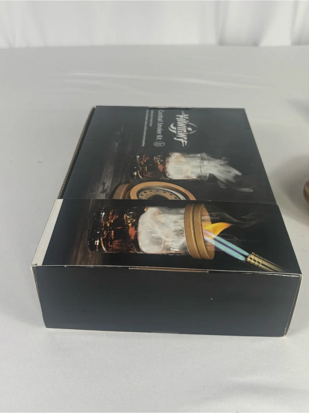 Cocktail Smoker Kit w Torch 6 Wood Chip Flavors Whiskey Bourbon Old Fashioned